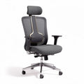 Fotel biurowy ergonomiczy z funkcją regulacji wysokości szary 60 x 60 x 120cm
