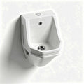 Bidet ceramiczny ścienny biały z odpływem 30 x 40 x 20cm