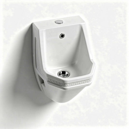 Bidet ceramiczny ścienny biały z odpływem 30 x 40 x 20cm